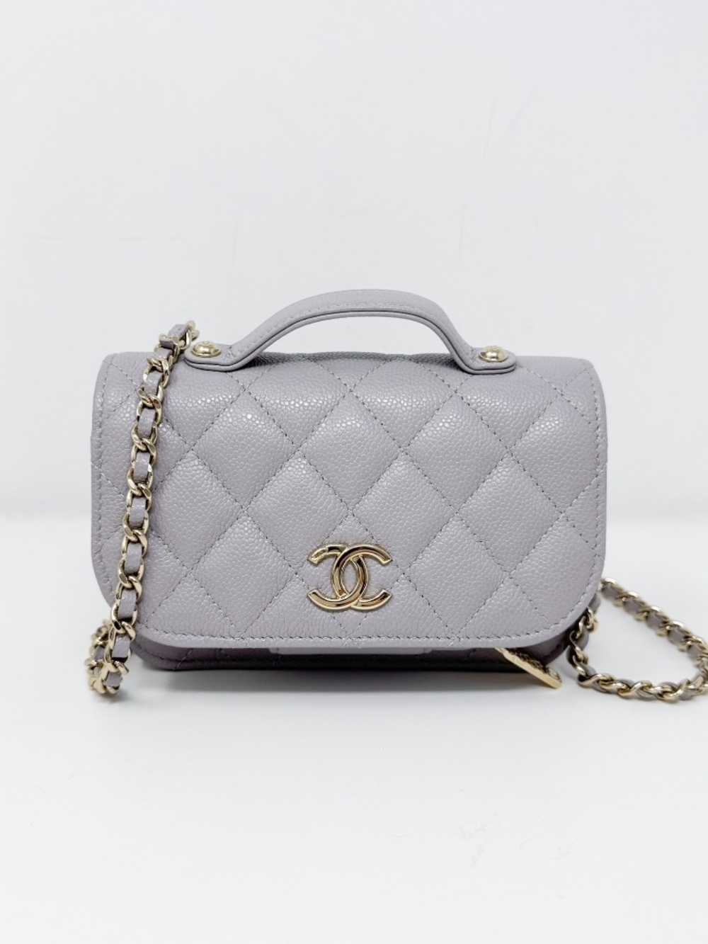 Chanel Micro Business Affinity Clutch on Chain